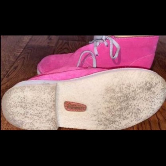 Pink kids desert boots (size 2 wide fits larger) - Picture 3 of 4